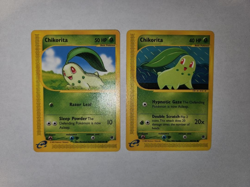 Pokemon Chikorita 100/165 / Chikorita 99/165 Expedition Regular - NM (2) - Image 2