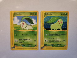 Pokemon Chikorita 100/165 / Chikorita 99/165 Expedition Regular - NM (2) - Image 3