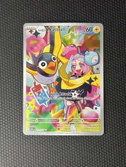 Iono's Wattrel 231/217 Illustration Rare Ascended Heroes Pokemon Holo Near Mint - Image 1