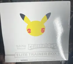 Pokemon TCG: 25th Anniversary Celebrations Elite Trainer Box (2021) No Rips 820650809439 - Image 1