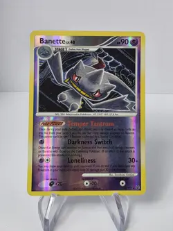 Pokemon Banette 19/127 Platinum Reverse Holo Rare 90 HP English Stage 1 - Image 1