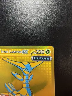 Iron Leaves ex 176/131 Hyper Rare Gold Holo, Prismatic Evolutions Pokemon TCG NM - Image 4