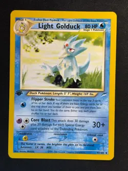 Light Golduck 47/105 Uncommon Neo Destiny Pokemon Lightly Played - Image 1