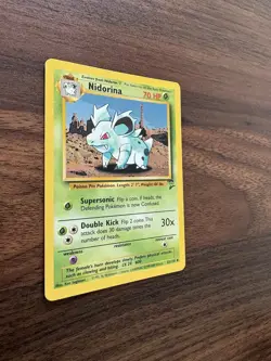Nidorina 53/130 Uncommon Base Set 2 Pokemon NM - Image 3