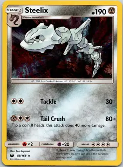 Steelix 89/168 Holo Rare Celestial Storm Near Mint - Image 1