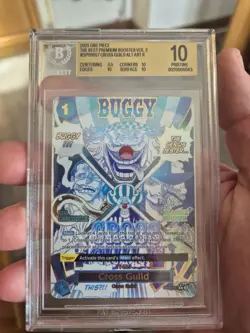 Cross Guild OP09-057 One Piece Card Rare Alt Art PRB-02 English BGS 10 - Image 1