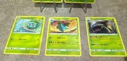 POKEMON - VENUSAUR + IVYSAUR + BULBASAUR - 5 CARD SET - SHINING LEGENDS NM - Image 4