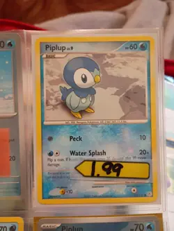 Pokemon Piplup And Prinplup Card Lots 8 Total - Image 3