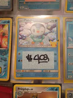 Pokemon Piplup And Prinplup Card Lots 8 Total - Image 5
