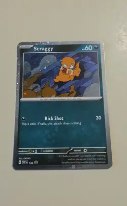 Scraggy 186 Sv: Scarlet & Violet Promo Cards Cosmos Holo - Image 3