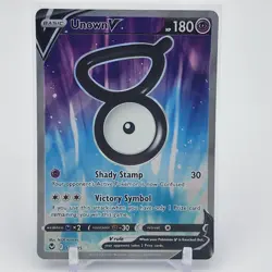 Unown V - 176/195 - Ultra Rare - Silver Tempest - Pokemon Card - NM/M - Image 1