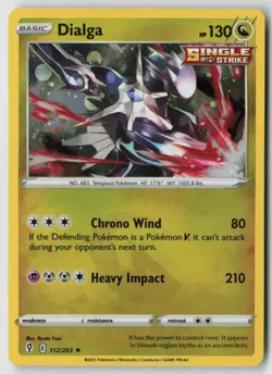 Dialga - (Cosmos Holo) 112/203 - Miscellaneous Cards & Products Holo - PTCG - LP - Image 1
