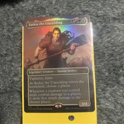 Saskia the Unyielding -Foil #55 mint - Image 4