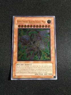 Yu-Gi-O Hyper Psychic Blaster/ Assault Mode CRMS-EN020 Unlimite Ultimate Rare NM - Image 1
