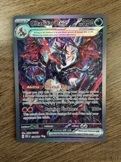 Charizard EX Paldean Fates 234/091 Holo Handmade Collectible Art Card - Image 1