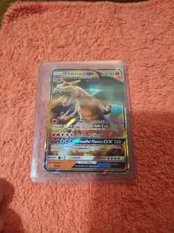 Pokemon Charizard GX SM195 Full Art Promo Holo 250 HP Stage 2 Card - Image 1