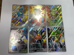 Pokemon Series 2 First Partner Illustration Set Of 6 Cards NM - Image 2