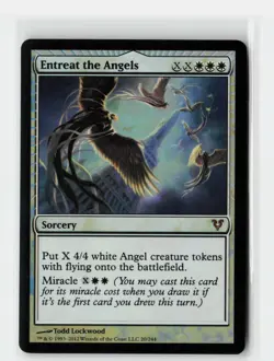 Entreat the Angels Avacyn Restored FOIL Magic The Gathering MTG Card - Image 1