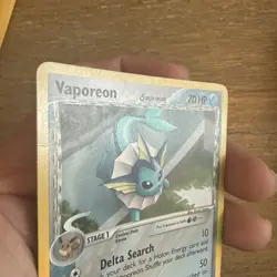 Pokemon Card Delta Species Vaporeon 18/113 Holo Rare Played Condition - Image 4