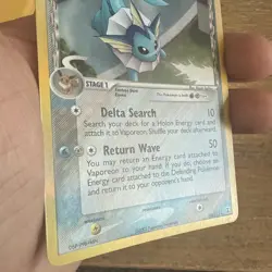 Pokemon Card Delta Species Vaporeon 18/113 Holo Rare Played Condition - Image 5