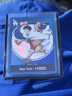 2026 ONE PIECE LA DODGERS MONKEY D LUFFY DON CARD PROMO SHIPS INTERNATIONALLY - Image 5