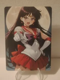 Sailor Moon Sailor Mars Anime Double Sided Trading Card - Image 1