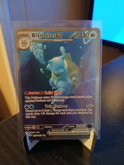 Pokemon TCG Blastoise EX 200/165 Scarlet Violet 151 SAR Holo Card - Image 1