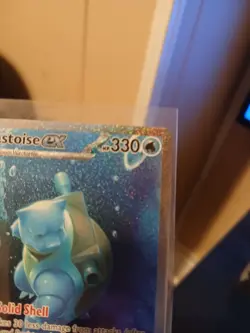 Pokemon TCG Blastoise EX 200/165 Scarlet Violet 151 SAR Holo Card - Image 4