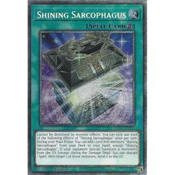 MP25-EN005 Shining Sarcophagus Starlight Rare 1st Edition YuGiOh NM Card - Image 1