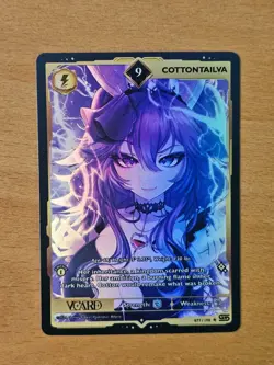 CottontailVA 9 Holo Card First 1st Edition Rising Stars GamerSupps VCard 077/190 - Image 2