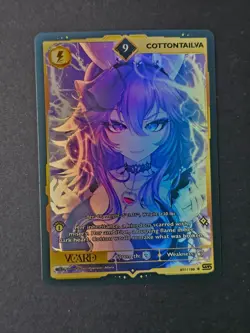 CottontailVA 9 Holo Card First 1st Edition Rising Stars GamerSupps VCard 077/190 - Image 3