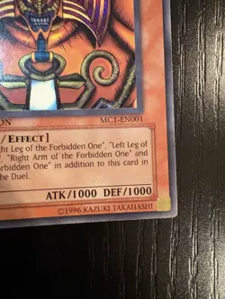 Yu-Gi-Oh! Exodia the Forbidden One MC1-EN001 Secret Rare Foil LE - VLP - Image 5