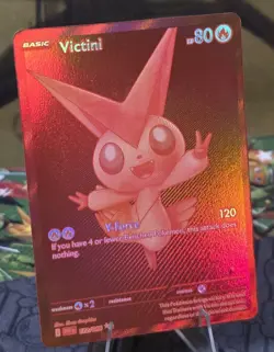 Pokemon Red Victini English White Flare Card #172/086 Pack Fresh LP Please Read! - Image 2