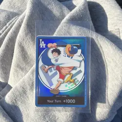 ONE PIECE 2026 DODGERS LA LUFFY DON CARD - Image 1