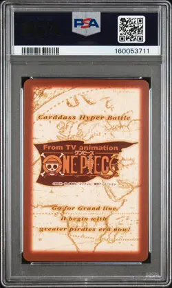 2001 ONE PIECE CARDDASS HYPER BATTLE GRAND LINE COMPILATION 3 #C490 LUFFY PSA 9 - Image 2