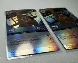 2x Disney Lorcana Maui Demigod D100 COLLECTORS 23/P1 Foil Promo NM - Image 5