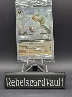 Tinker Bell Giant Fairy 11/P3 Glimmer Foil Promo Fabled, Disney Lorcana Sealed - Image 1