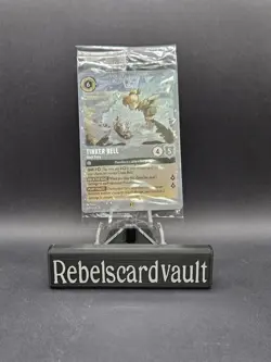 Tinker Bell Giant Fairy 11/P3 Glimmer Foil Promo Fabled, Disney Lorcana Sealed - Image 2