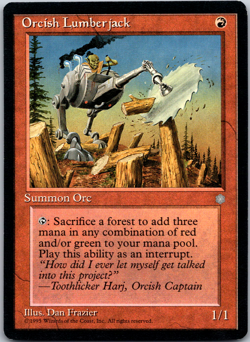 Orcish Lumberjack English Ice Age C - Image 1