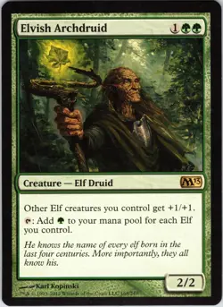 Elvish Archdruid 168 Rare Magic 2013 (M13) Magic: The Gathering Near Mint - Image 1