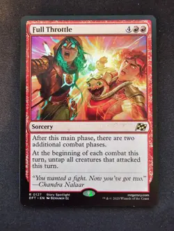 Full Throttle 127 - Aetherdrift - Magic: The Gathering - (NM) - Image 1