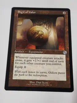 Sigil of Valor The Brothers' War - Magic the Gathering MTG Nice! - Image 1