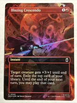 Blazing Crescendo (Borderless) Marvel Super Heroes Foil - Image 1