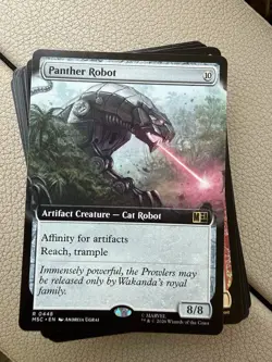Panther Robot [Extended Art] #448 Magic Marvel Super Heroes Commander - Image 1
