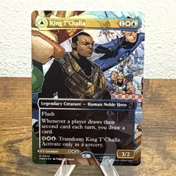 King T'Challa (Borderless) (0346) Marvel Super Heroes Foil - Image 1
