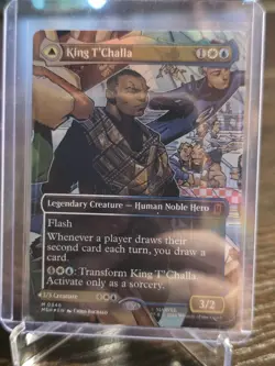 King T'Challa (Borderless) (0346) Marvel Super Heroes Foil - Image 1