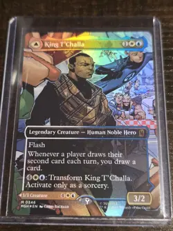King T'Challa (Borderless) (0346) Marvel Super Heroes Foil - Image 2