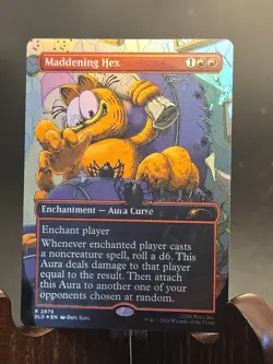 Maddening Hex Secret Lair Drop MTG Foil Near Mint - Image 1