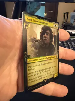 Sam, Loyal Attendant (Showcase Scrolls Foil) Lord of the Rings 475 NM - Image 2