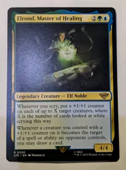 Elrond, Master of Healing Universes Beyond: the Lord of the Rings - MTG RARE - Image 1